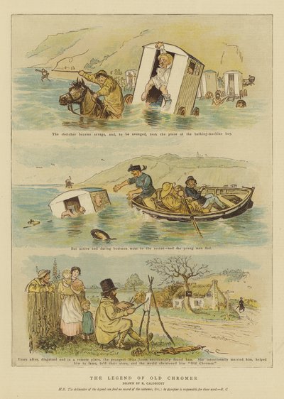 古いクローマーの伝説（クロモリト） 作： Randolph Caldecott